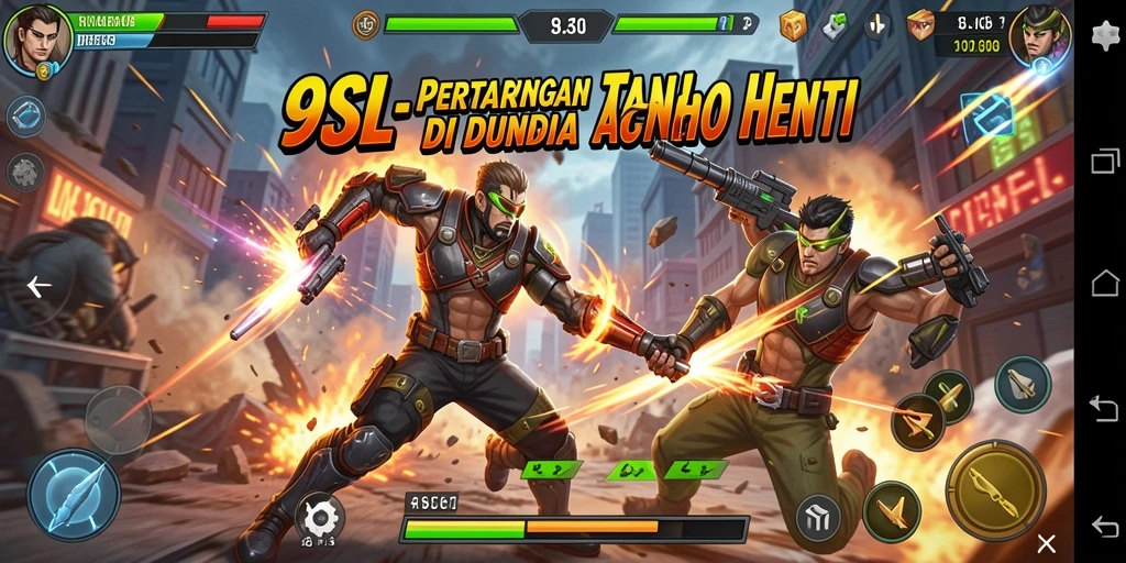 Tangkapan layar 9SL menampilkan gameplay penuh aksi dengan grafis yang menawan.
