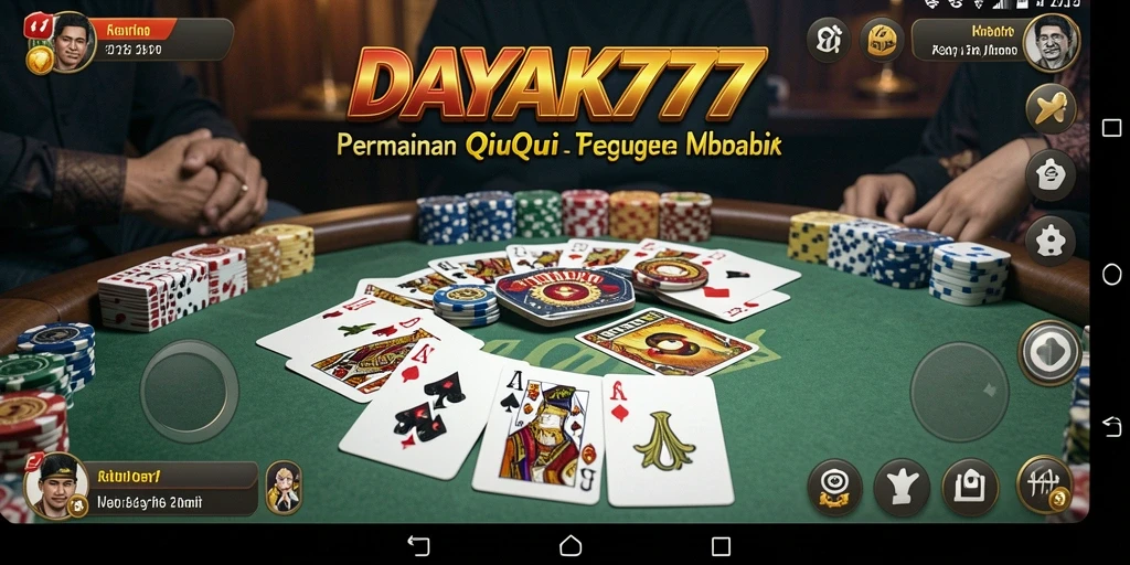Tampilan seru gameplay QiuQiu di DAYAK777.