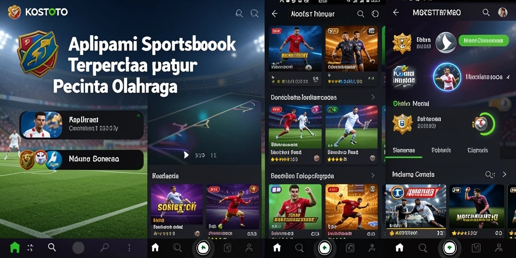 Tampilan gameplay KOSTOTO yang menarik dalam taruhan olahraga.