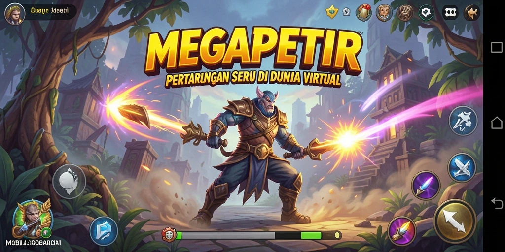 Gameplay seru dan dinamis dalam MEGAPETIR yang menghadirkan pertarungan epik.