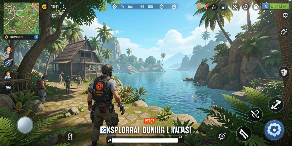 Tampilan gameplay PT707 yang menakjubkan dalam dunia Open World.