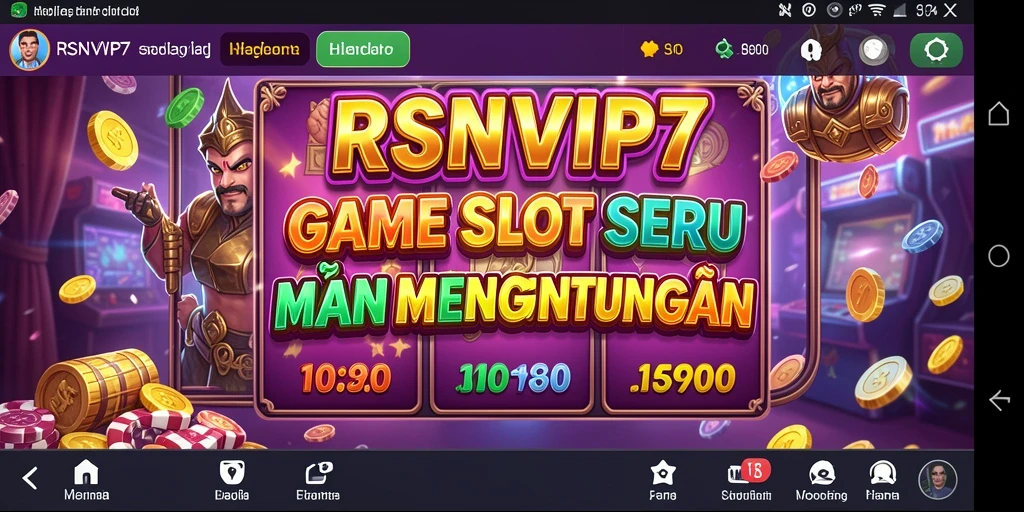 Screenshot gameplay RSNVIP7 yang menampilkan keseruan permainan Slot.