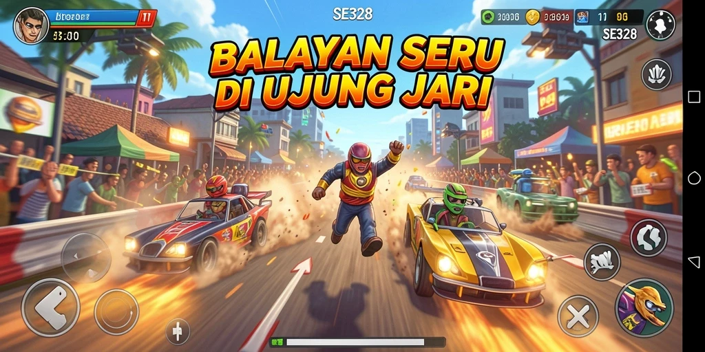 Gameplay balapan menegangkan dan grafis yang memukau.